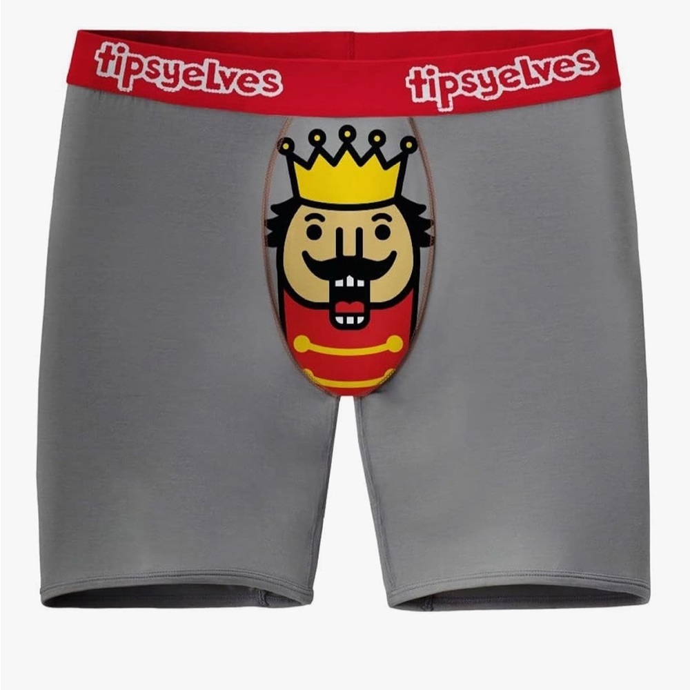 Tipsy Elves Christmas Underwear - Comfy Holiday Boxer Briefs Medium (047)